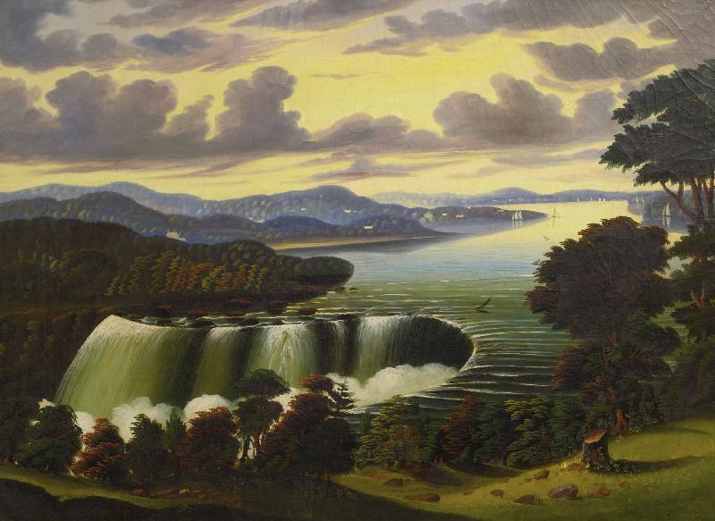 Thomas Chambers Niagara Falls viewed from Goat Island oil painting image